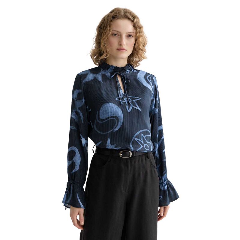 Scotch & Soda Blouse with Drawstring Cuffs image number 0